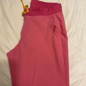 Pink FIGS Scrub pants